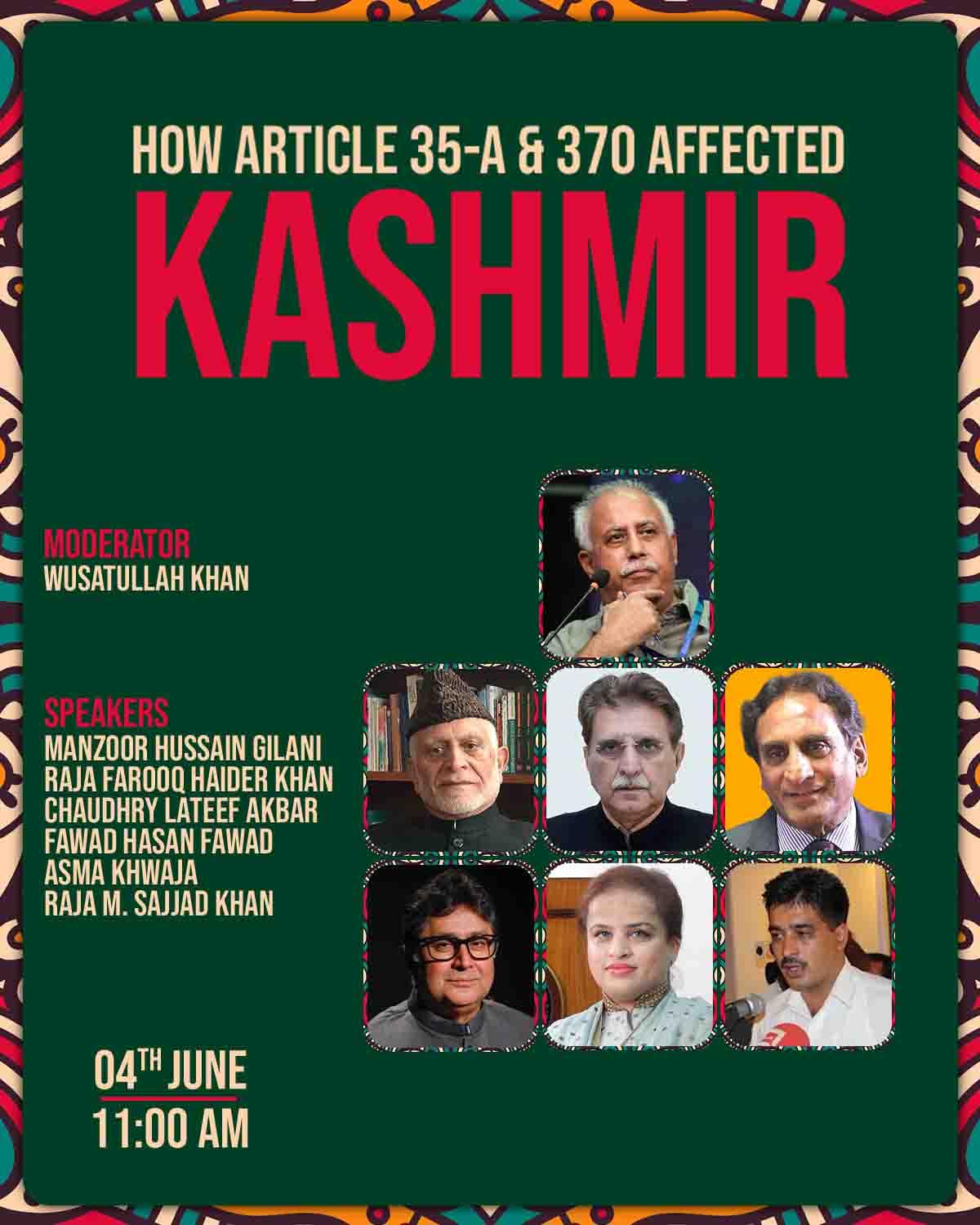 how article 35-A & 370 affected kashmir